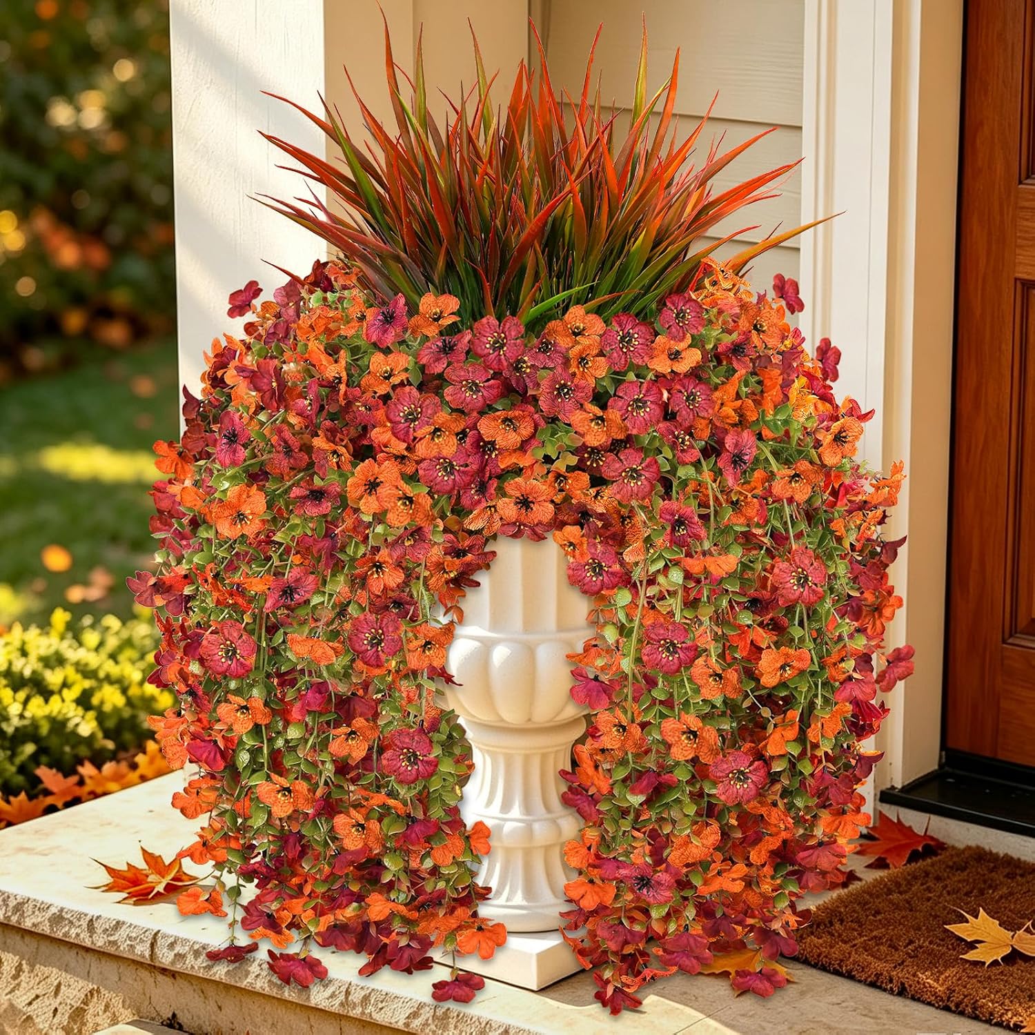 Autumn Cascade Faux Petunia