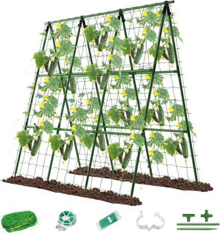 A-Frame Garden Trellis for Climbing Plants
