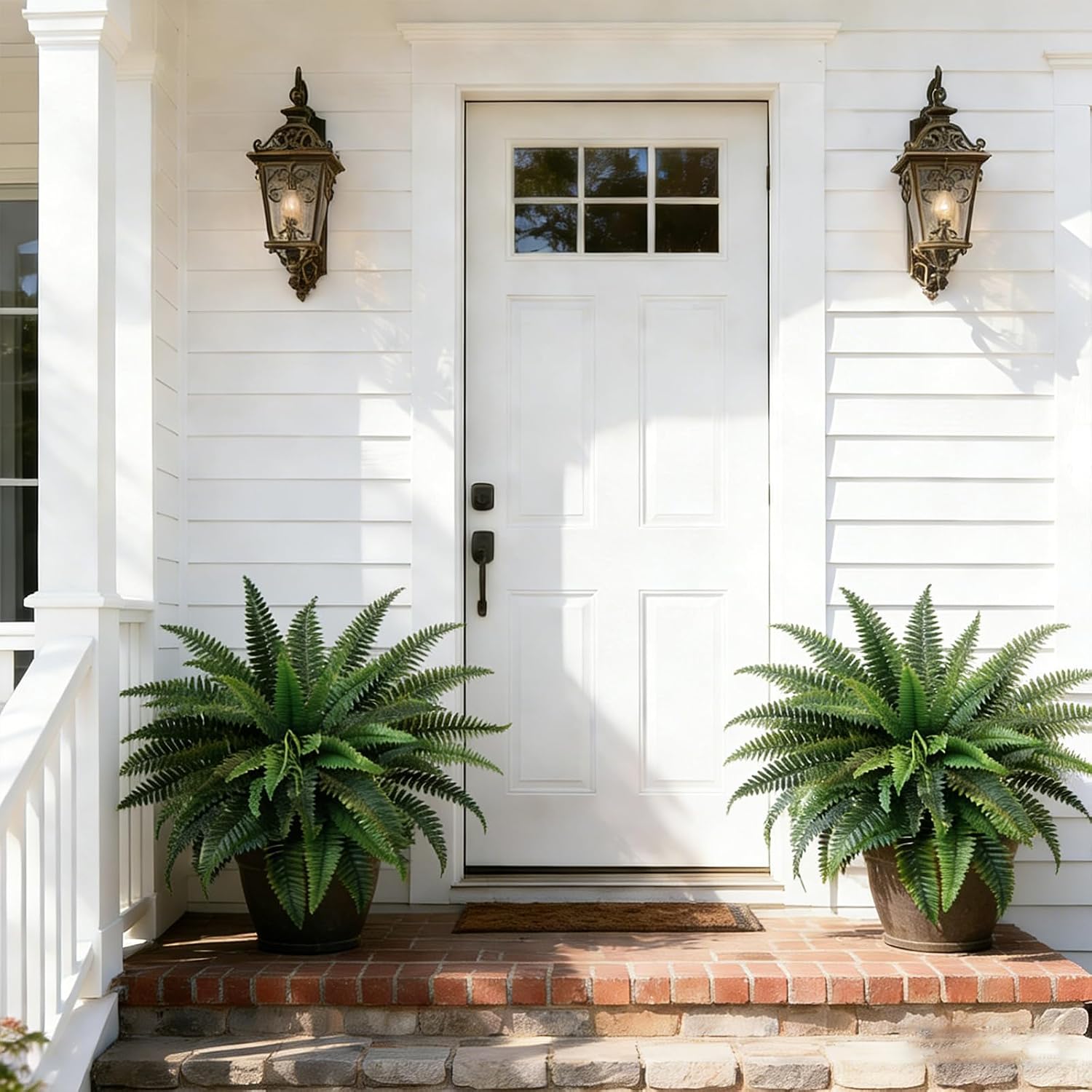 Artificial Boston Fern Plants
