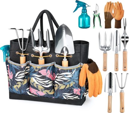 Garden Tool Set with Handbag