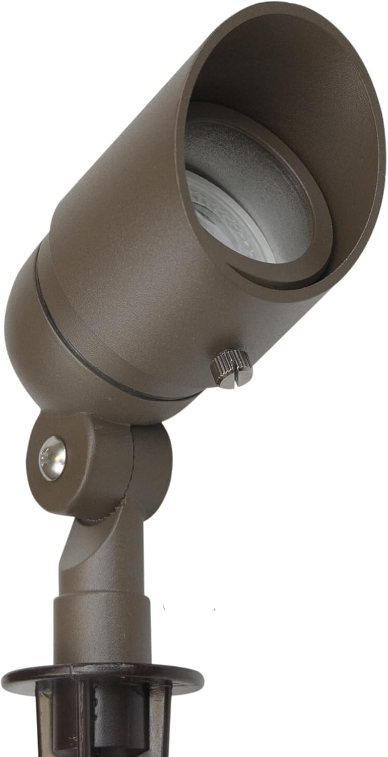 Landscape Spotlights, 4W, 12V, Warm White, Bronze, 6 Pieces — view 2