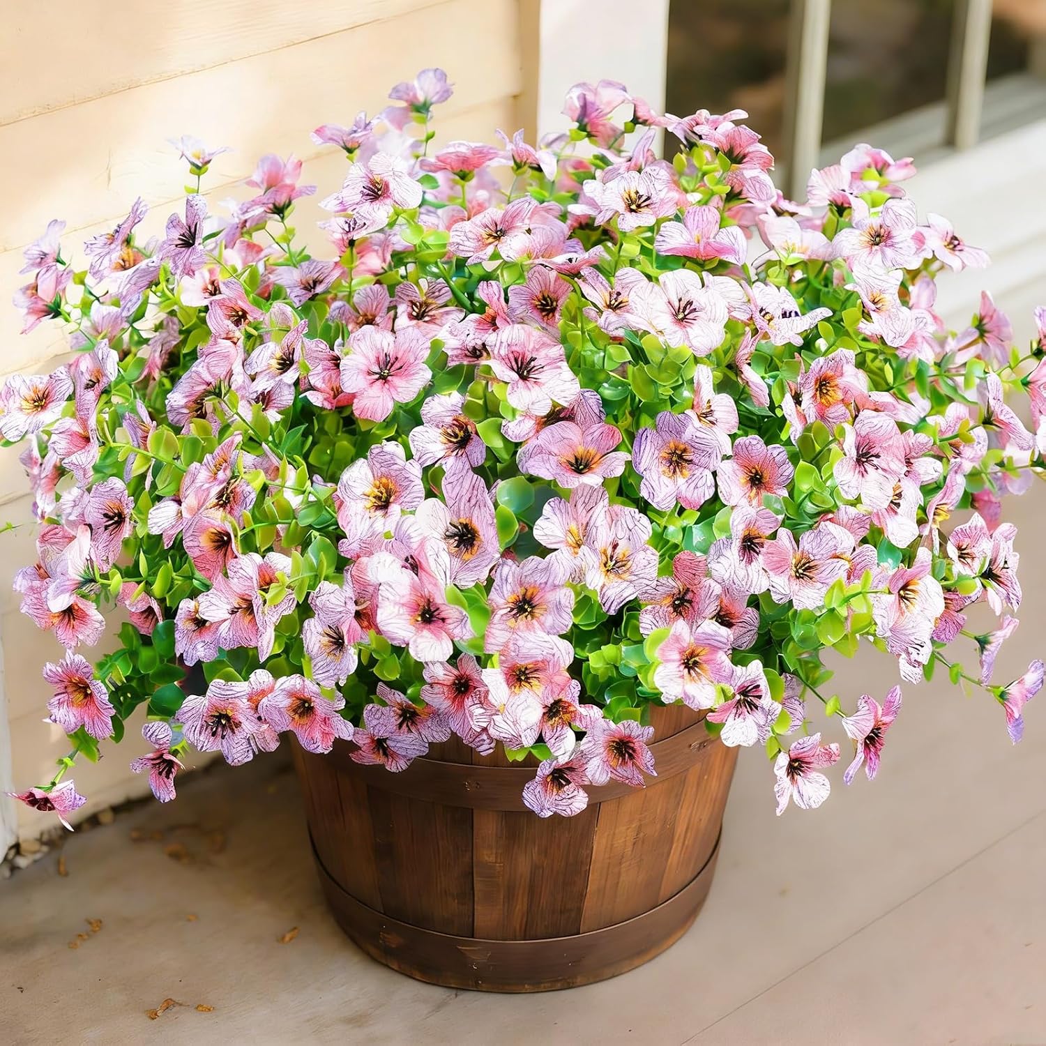 Artificial Outdoor Flowers - 12 Bundles, UV Resistant - Image 18