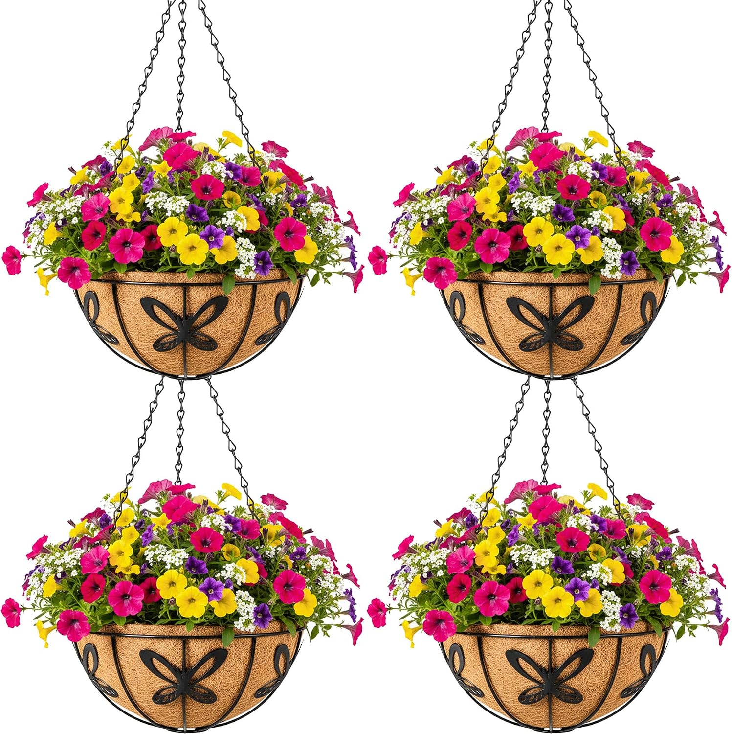 Metal Hanging Plant Basket Metal Hanging Plant Basket
