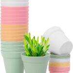 Plant Pots for Seedlings, 4 Inch, Pack of Twenty