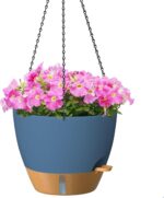 Self-Watering Hanging Planters with Drainage, Indoor and Outdoor
