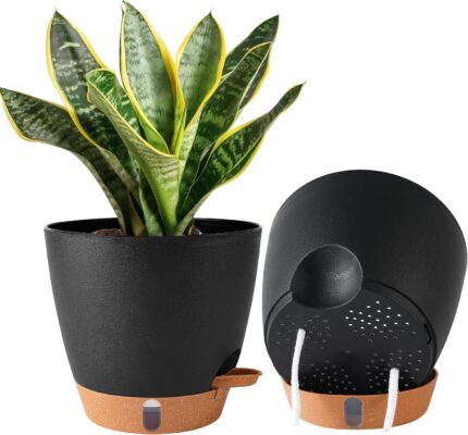 Self-Watering Planter Pot with Water Level Indicator