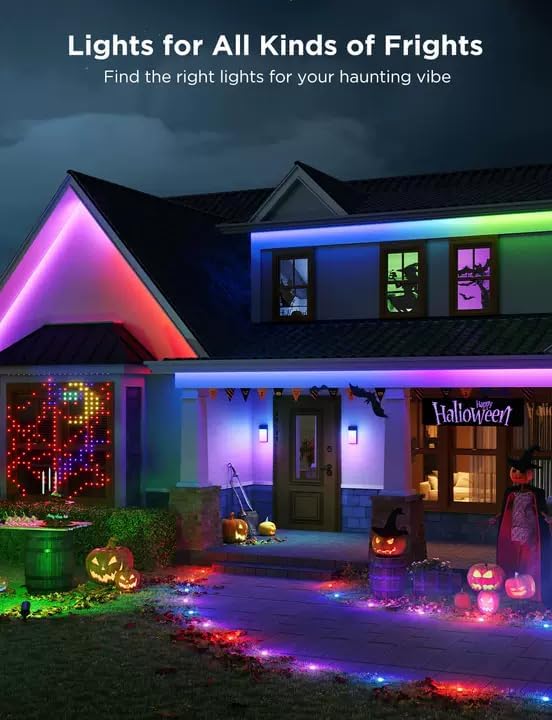Smart Colour Changing Outdoor Wall Lights, 2 Pieces — view 2